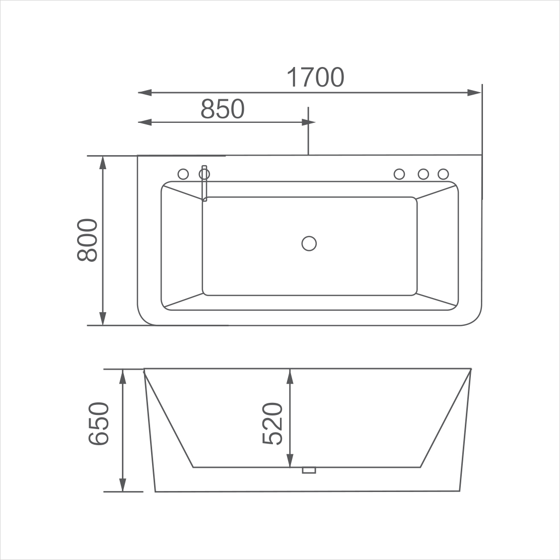 Bồn tắm độc lập (D-1011)