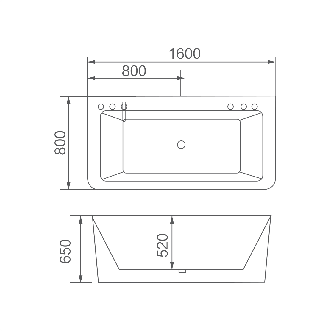 Bồn tắm độc lập (D-1012)