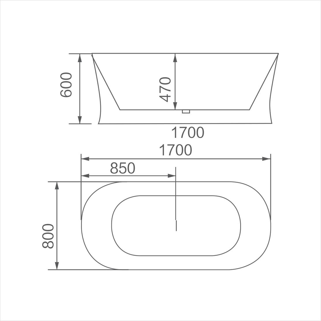 Bồn tắm độc lập (D-2001)