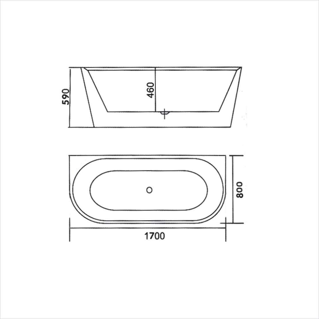 Bồn tắm độc lập (DT-2003)