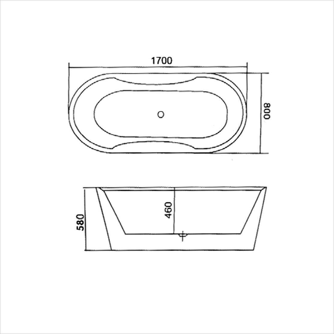 Bồn tắm độc lập (DT-2006)