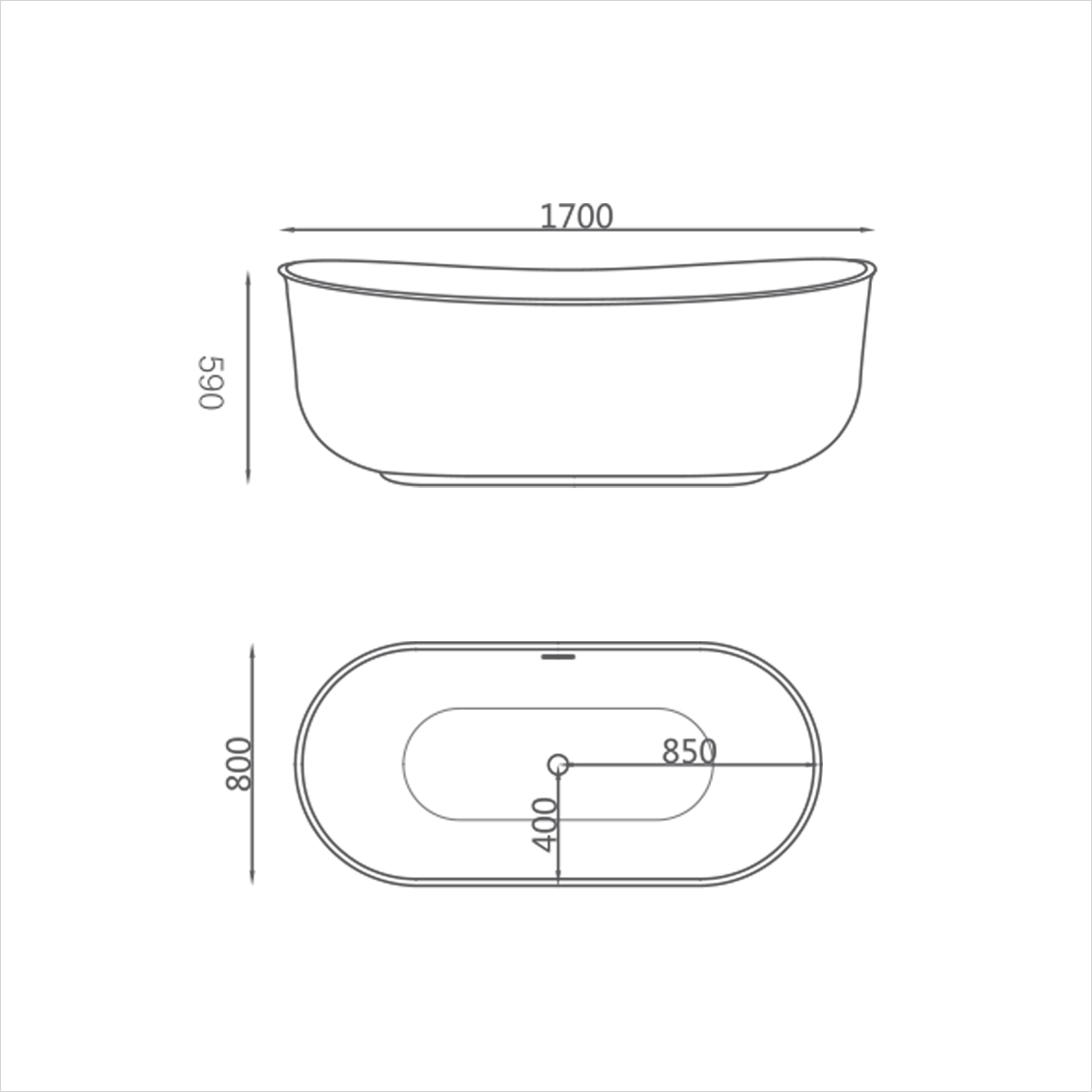 Bồn tắm độc lập Huge DT-2010
