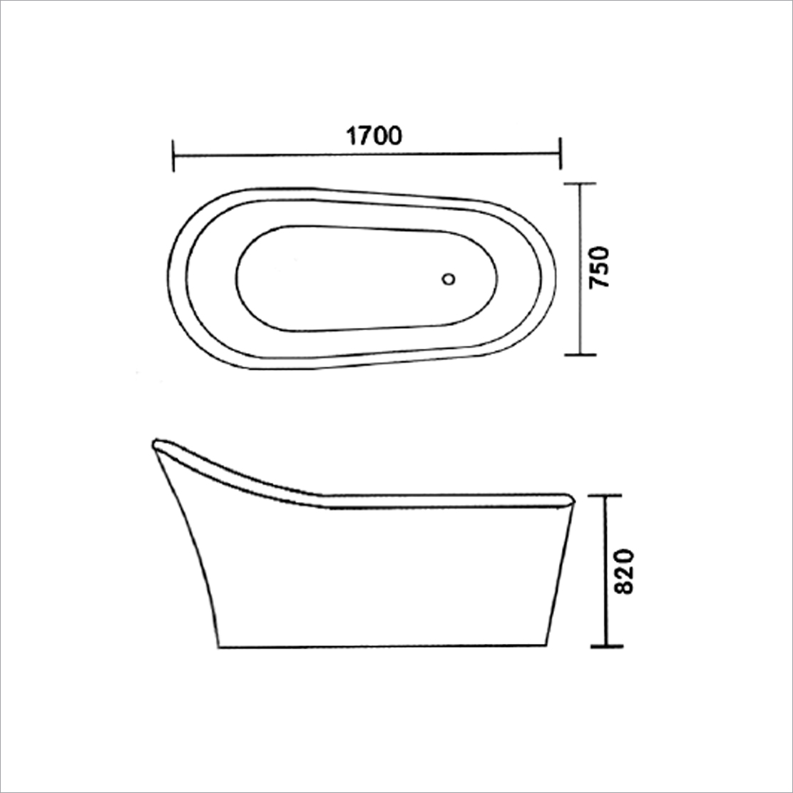 Bồn tắm độc lập (DT-3001)
