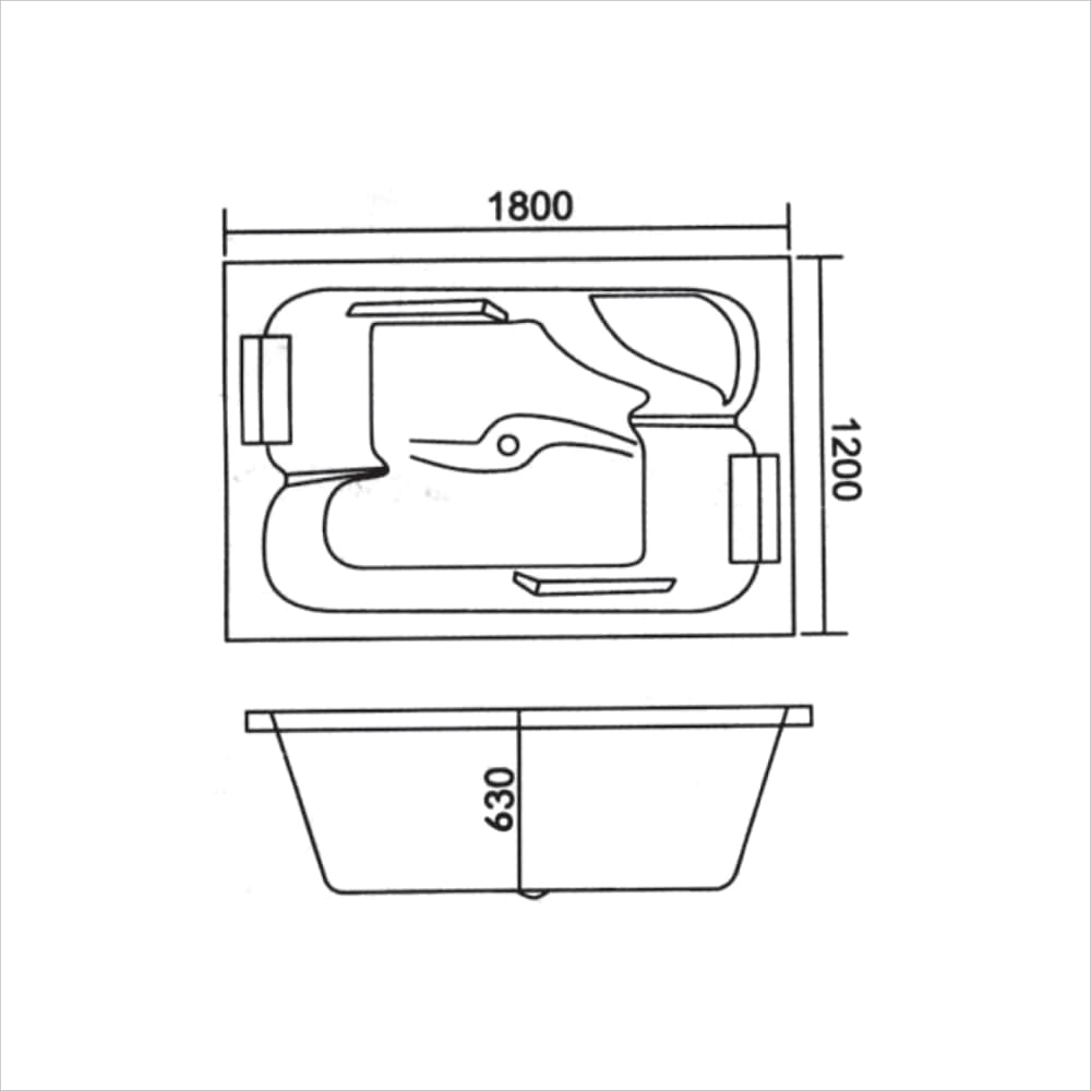 Bồn tắm massage (M-3303C)