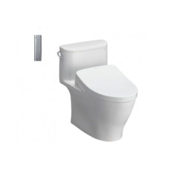 Bồn Cầu Một Khối MS887CRW12 Kèm Nắp Rửa Điện Tử WASHLET Dòng S7