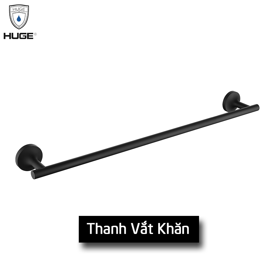 Thanh vắt khăn Huge 𝑚𝑎𝑡𝑡𝑒 𝑏𝑙𝑎𝑐𝑘 H-B1739B