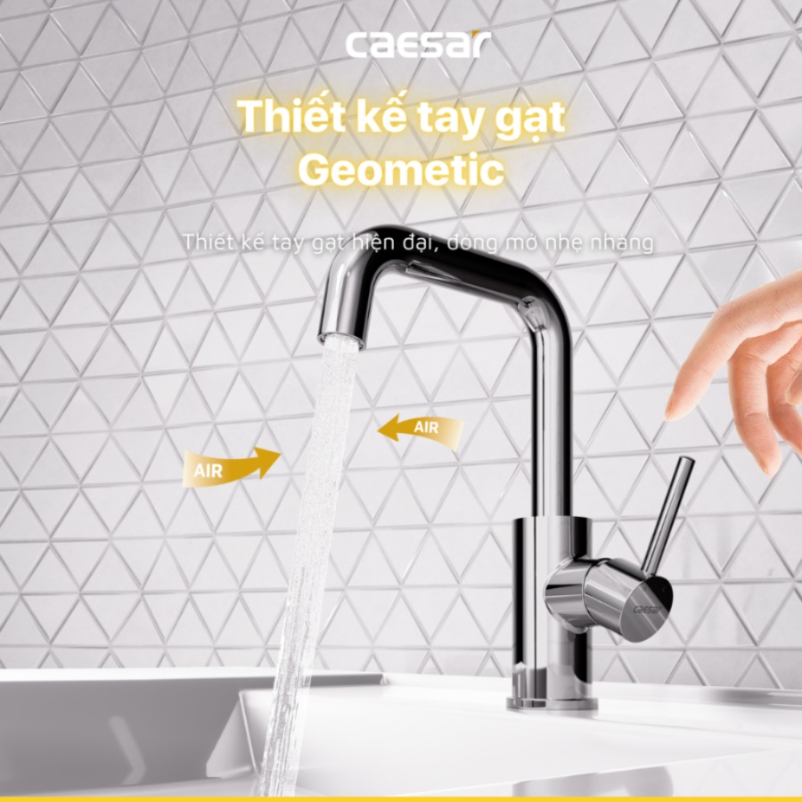 Vòi Lavabo Caesar B520CU Nóng Lạnh