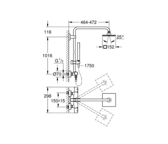 Sen cây nhiệt độ GROHE 27932000