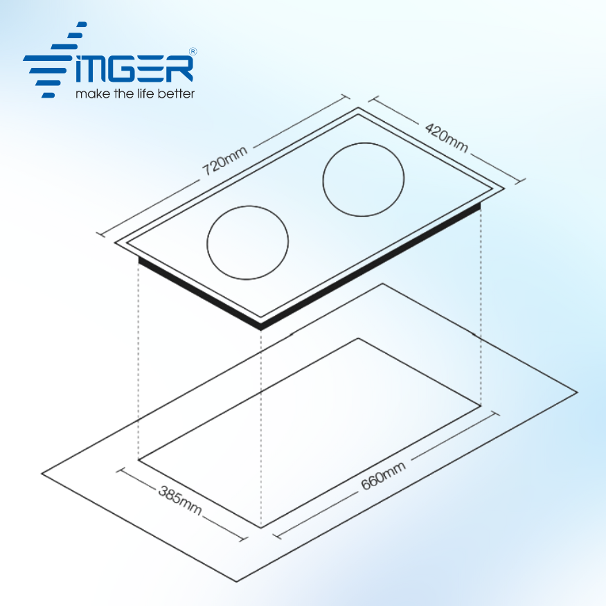 BẾP TỪ ĐÔI VINGER VG-269ECO