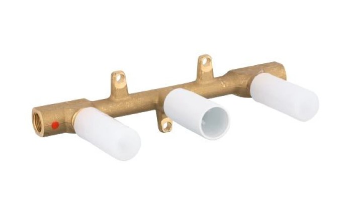 Bộ Âm Vòi Chậu Grohe Atrio 29025000 Nóng Lạnh 3 Lỗ Gắn Tường