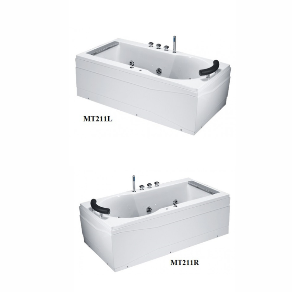 Bồn tắm chân yếm 1m7 massage hơi Caesar MT211L(R)S