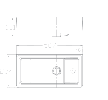 Chậu rửa lavabo American WP-F667 đặt bàn