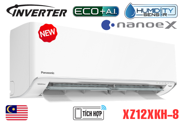 Điều hòa Panasonic 2 chiều Inverter 11900 BTU CU/CS-XZ12XKH-8