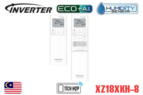 Điều hòa Panasonic 2 chiều Inverter 18.100 BTU CU/CS-XZ18XKH-8