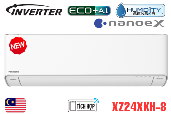 Điều hòa Panasonic 2 chiều Inverter 20.800 BTU CU/CS-XZ24XKH-8