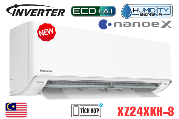 Điều hòa Panasonic 2 chiều Inverter 20.800 BTU CU/CS-XZ24XKH-8