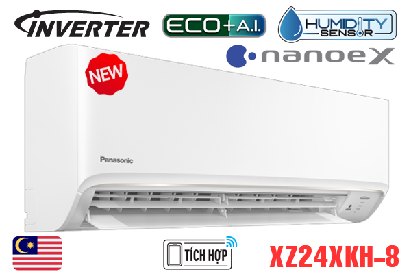 Điều hòa Panasonic 2 chiều Inverter 20.800 BTU CU/CS-XZ24XKH-8