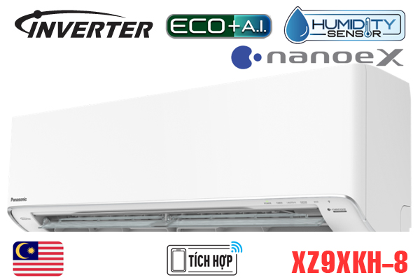Máy lạnh Panasonic Inverter 1 HP CU/CS-XZ9XKH-8