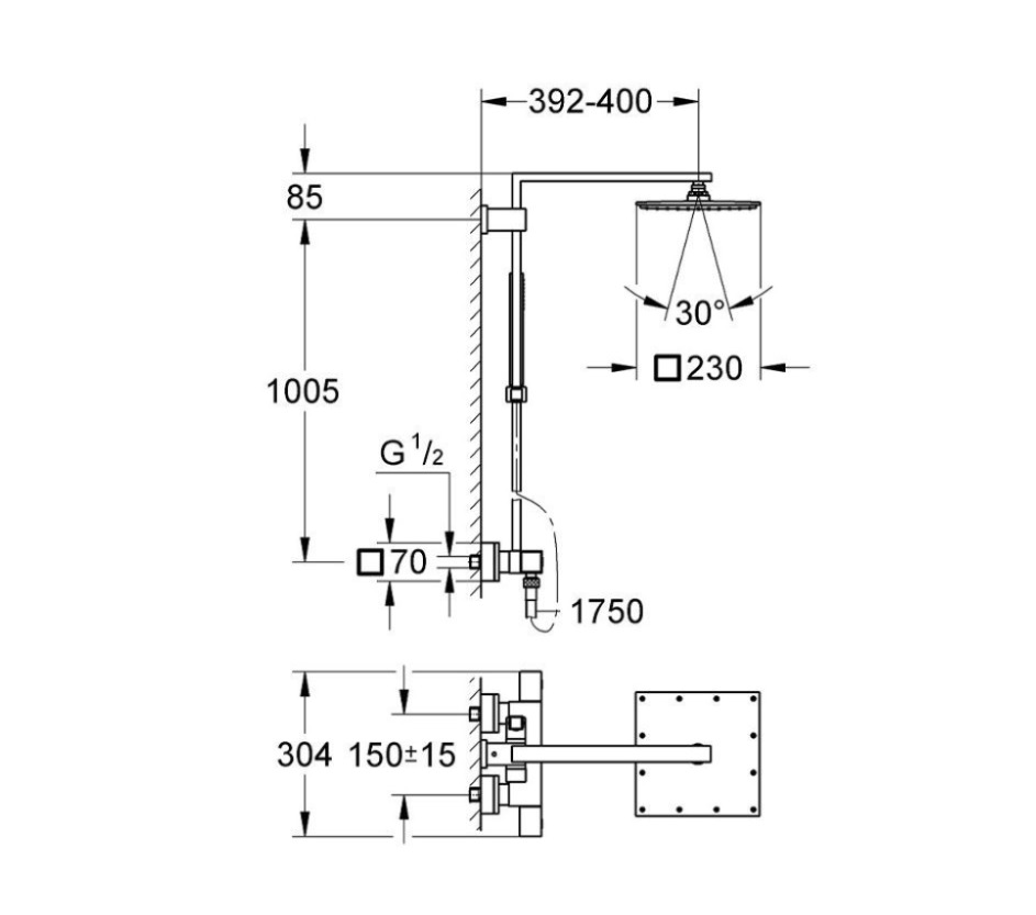Sen cây nhiệt độ GROHE 26087000