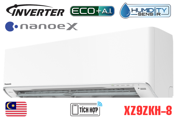 Máy lạnh Panasonic Inverter 1 HP CU/CS-XZ9ZKH-8