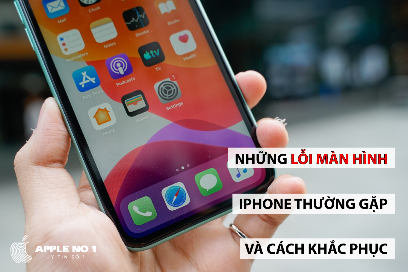 iPhone bị lỗi màn hình thường gặp và cách khắc phục | APPLENO1.VN