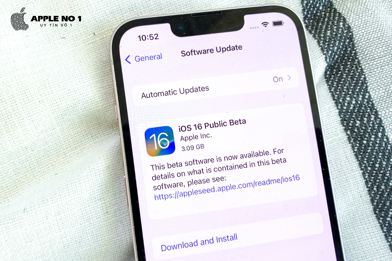Apple ra mắt phiên bản iOS 16 public beta đầu tiên cho người dùng