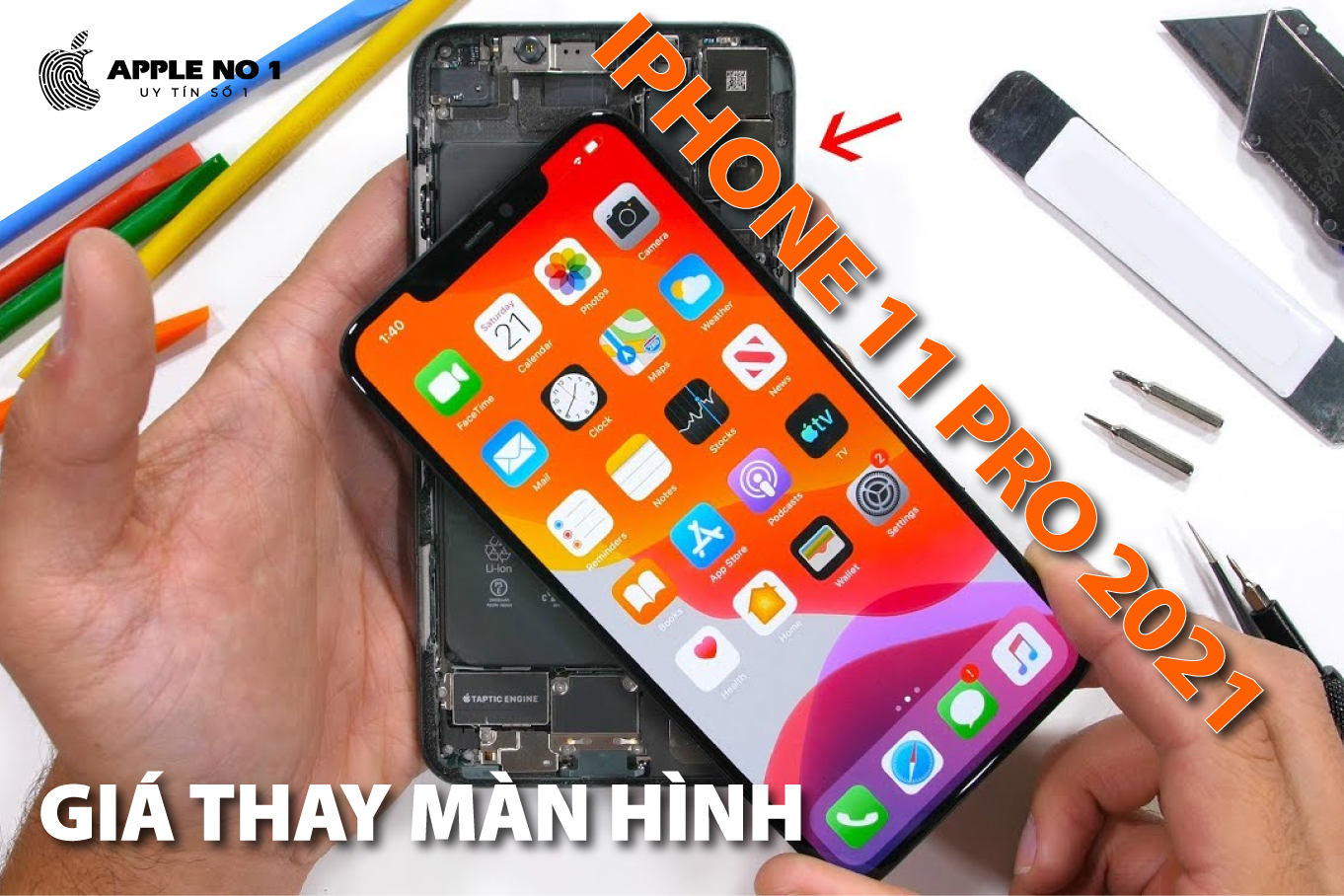 Thay màn hình iPhone 11 Pro giá mới nhất Hà Nội