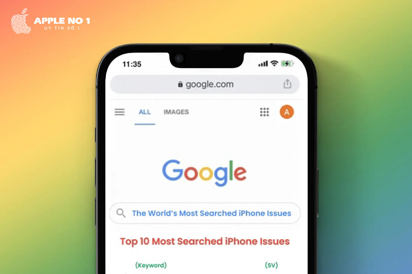 Đâu là lỗi iPhone được tìm kiếm nhiều nhất trên thế giới?