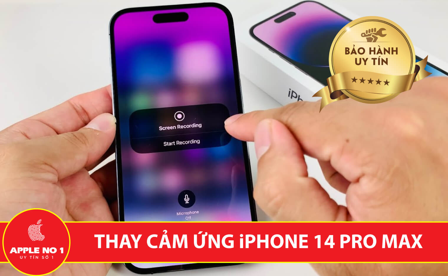 thay kinh cam ung iphone 14 pro max Ha Noi