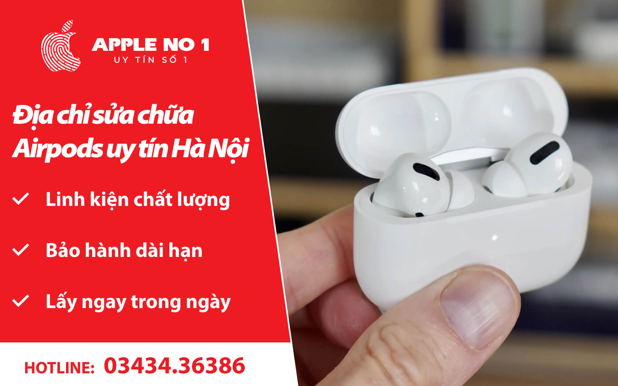 địa chỉ sửa chữa airpods uy tín Hà Nội