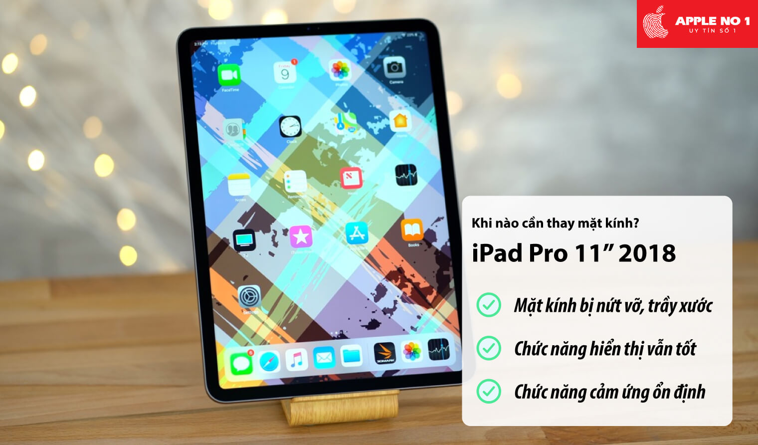 Khi nào cần thay mặt kính iPad Pro 11 inch 2018?