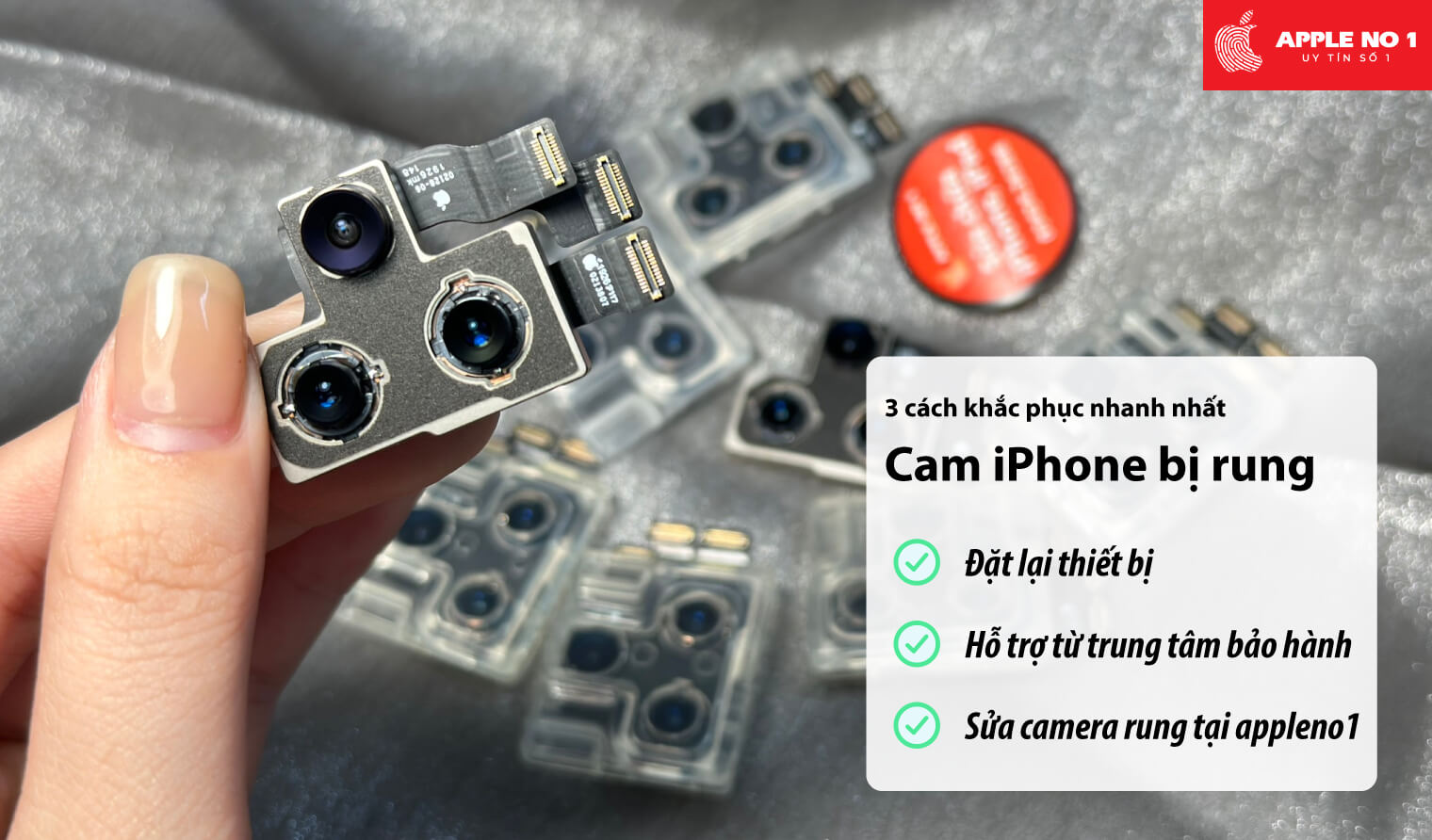 3 Cách sửa camera iPhone bị rung, nhòe