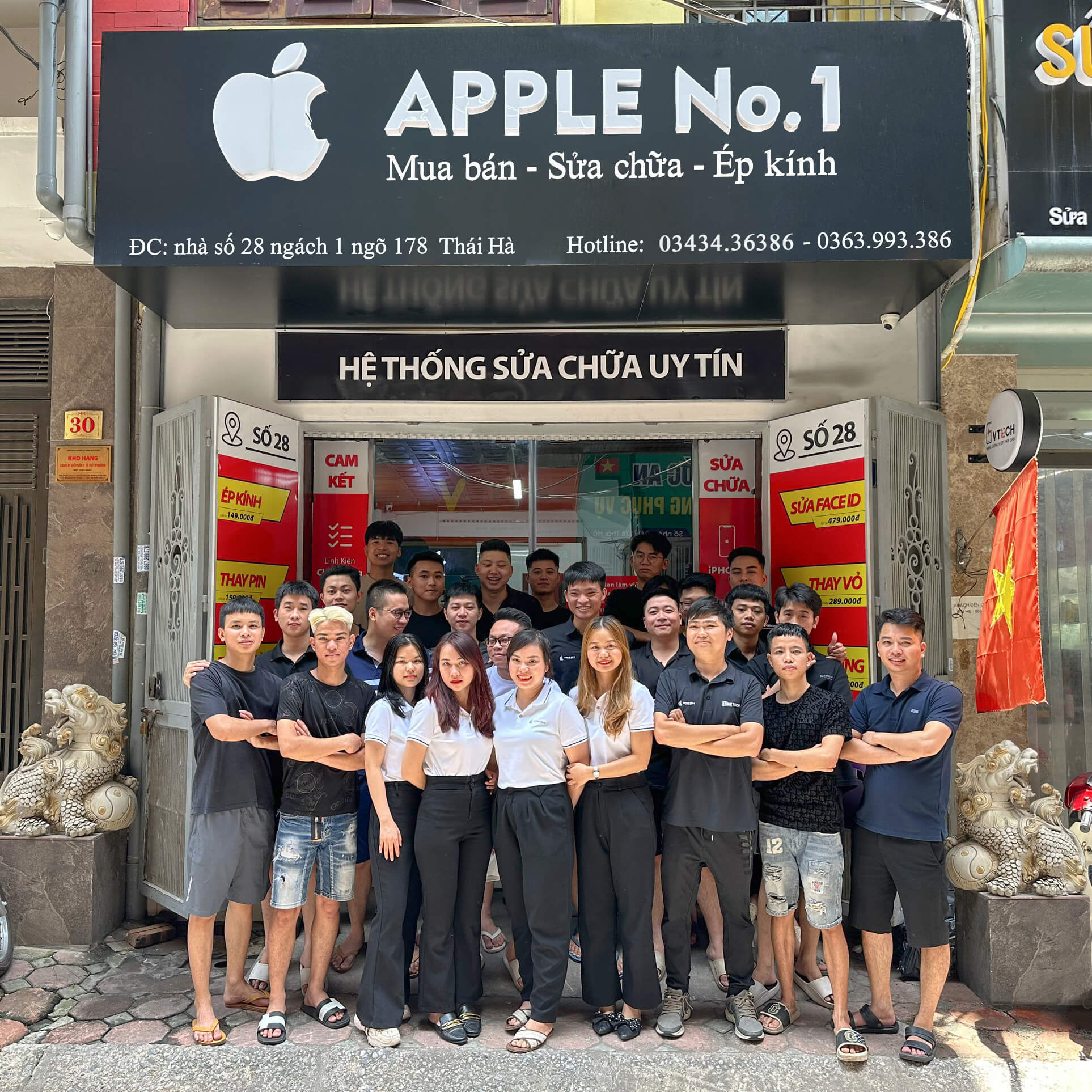 Trung tâm Sửa chữa iPhone, iPad Apple No.1 Hà Nội