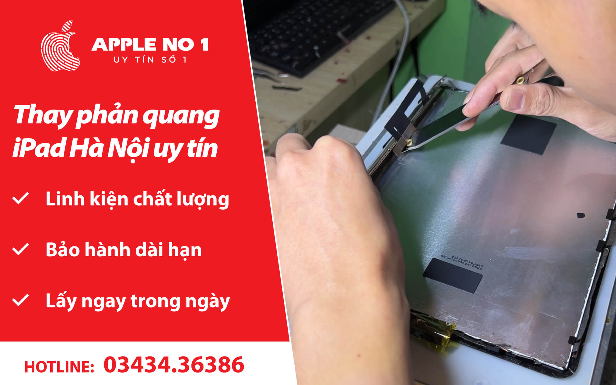 dịch vụ thay phản quang iPad