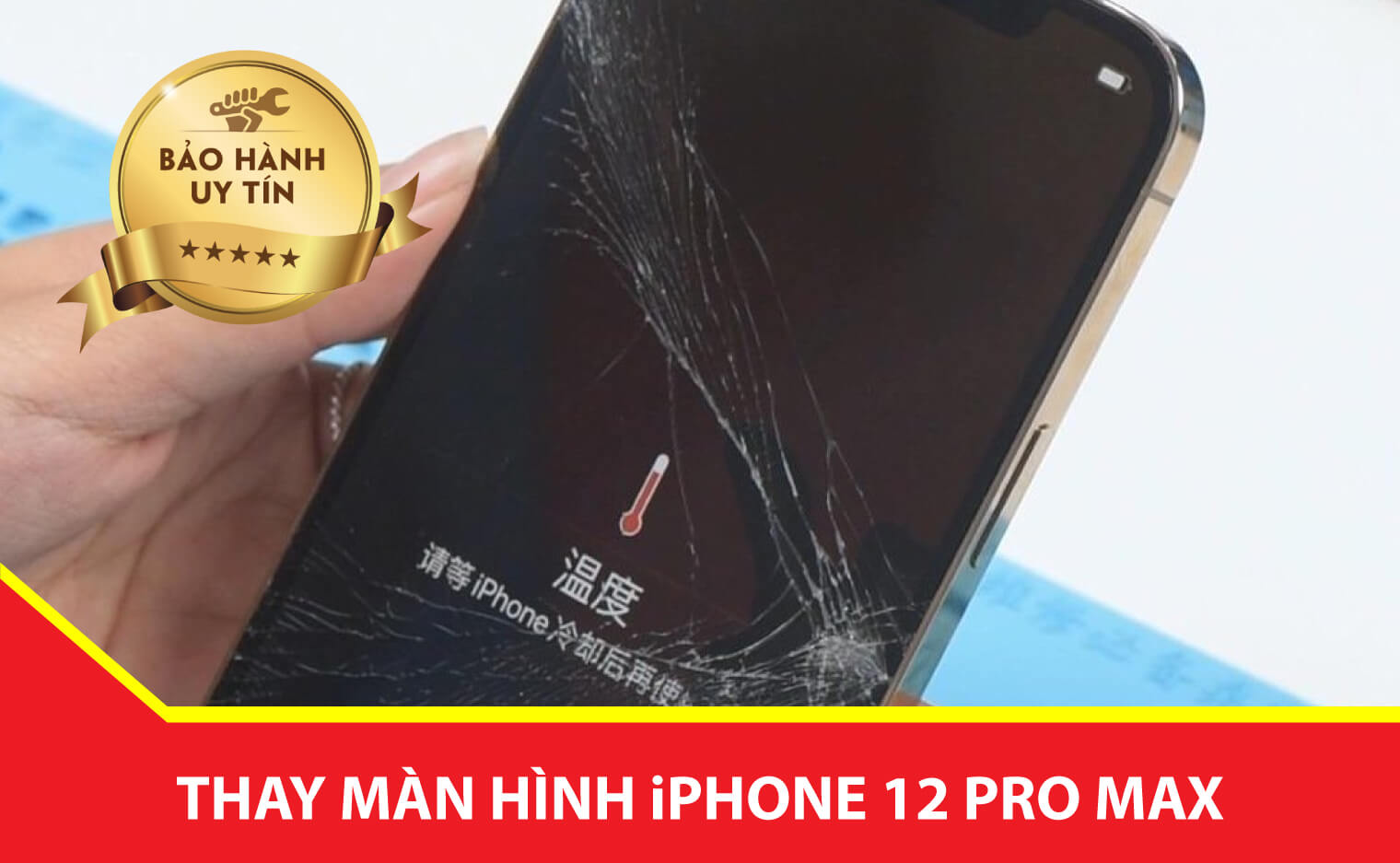 thay man hinh iphone 12 pro max chinh hang Ha Noi