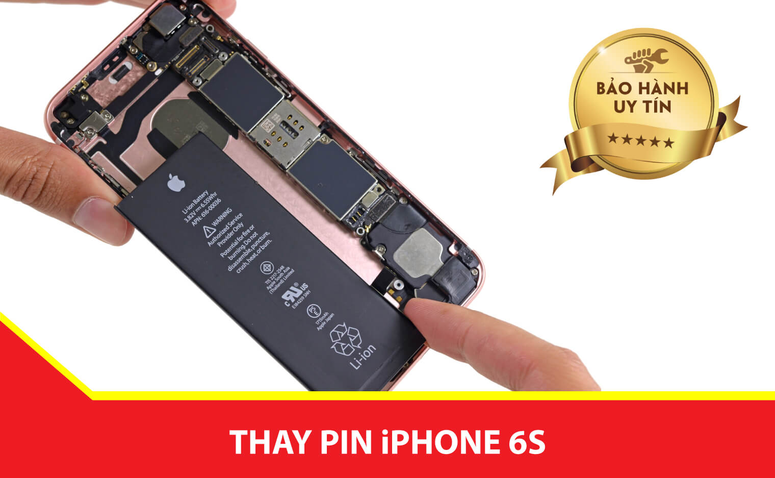 thay pin iphone 6s Ha Noi