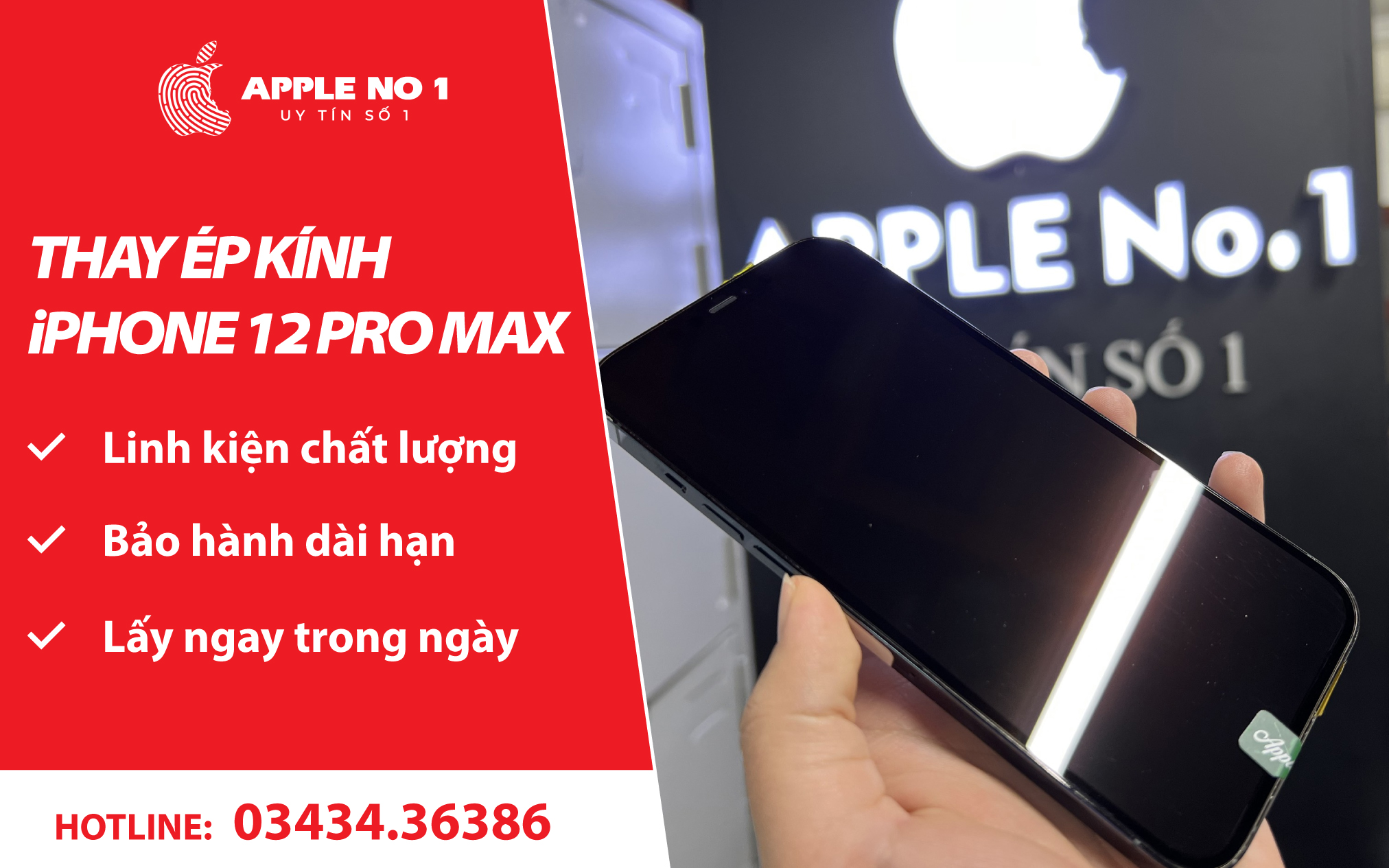 dich vu thay ep mat kinh iphone 12 pro max tai apple no.1