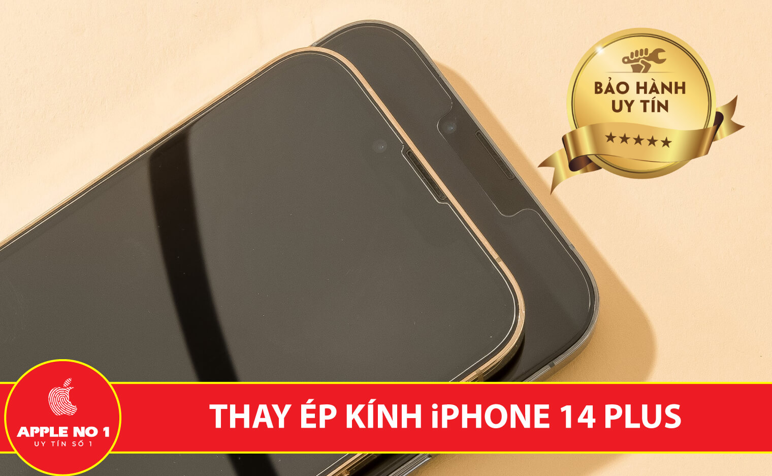 dich vu ep kinh iphone 14 plus uy tin Ha Noi