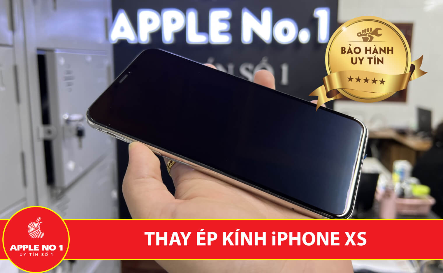 thay kinh iphone xs Ha Noi