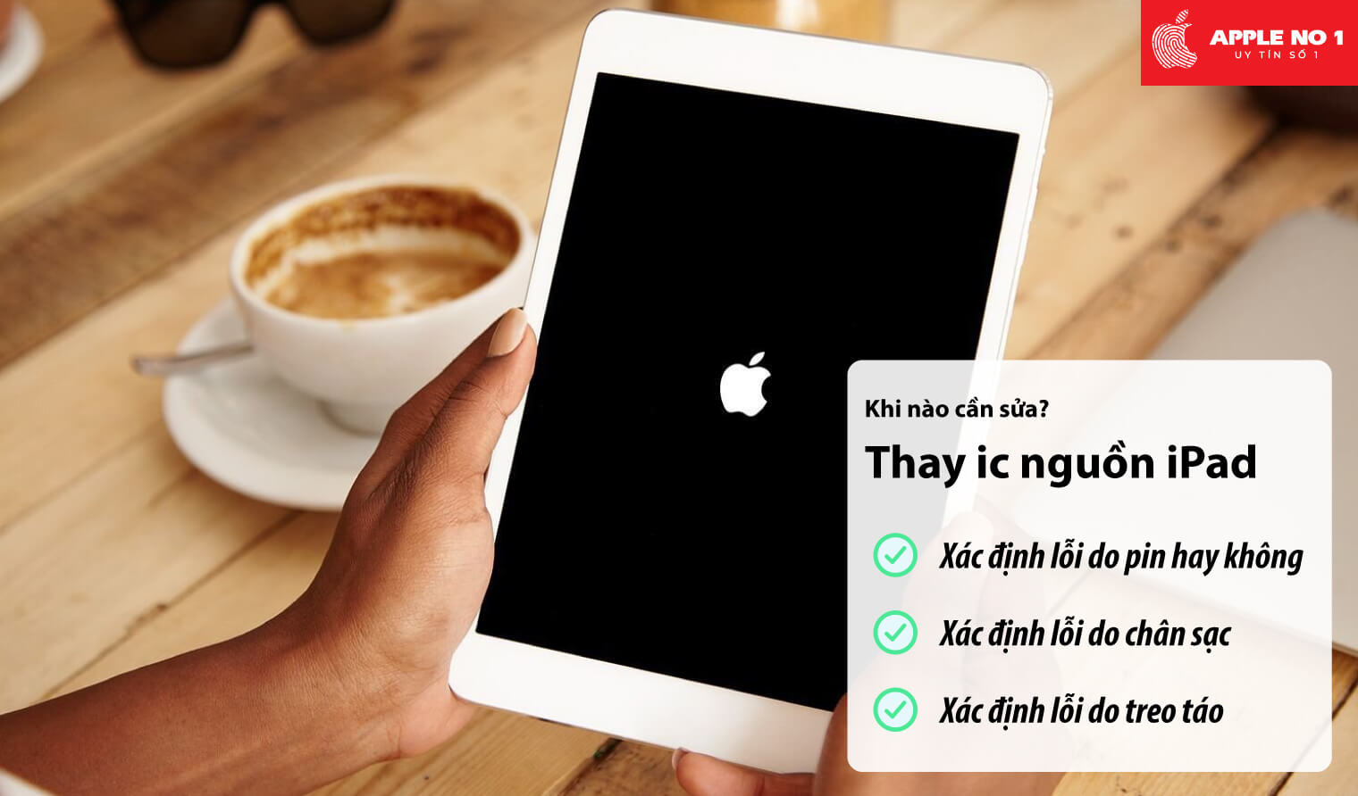 Khi nào cần sửa thay ic nguồn iPad?