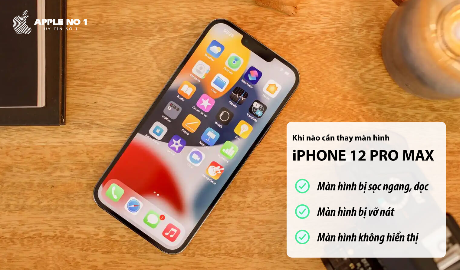 Khi nao can thay man hinh iPhone 12 Pro Max