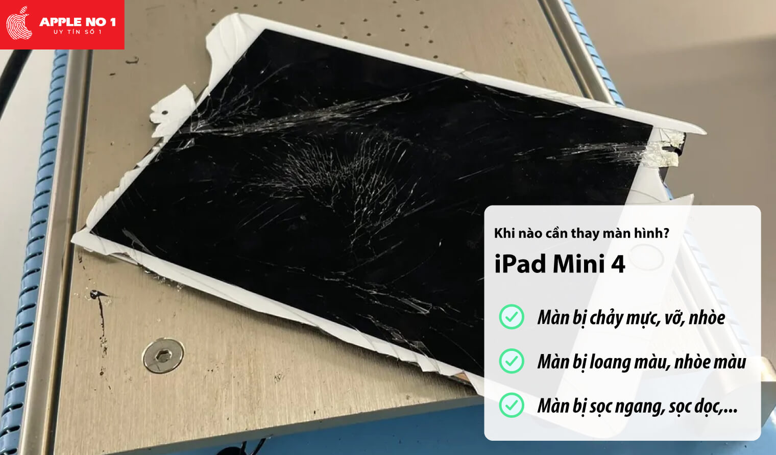 Thay màn hình iPad mini 4 khi nào?