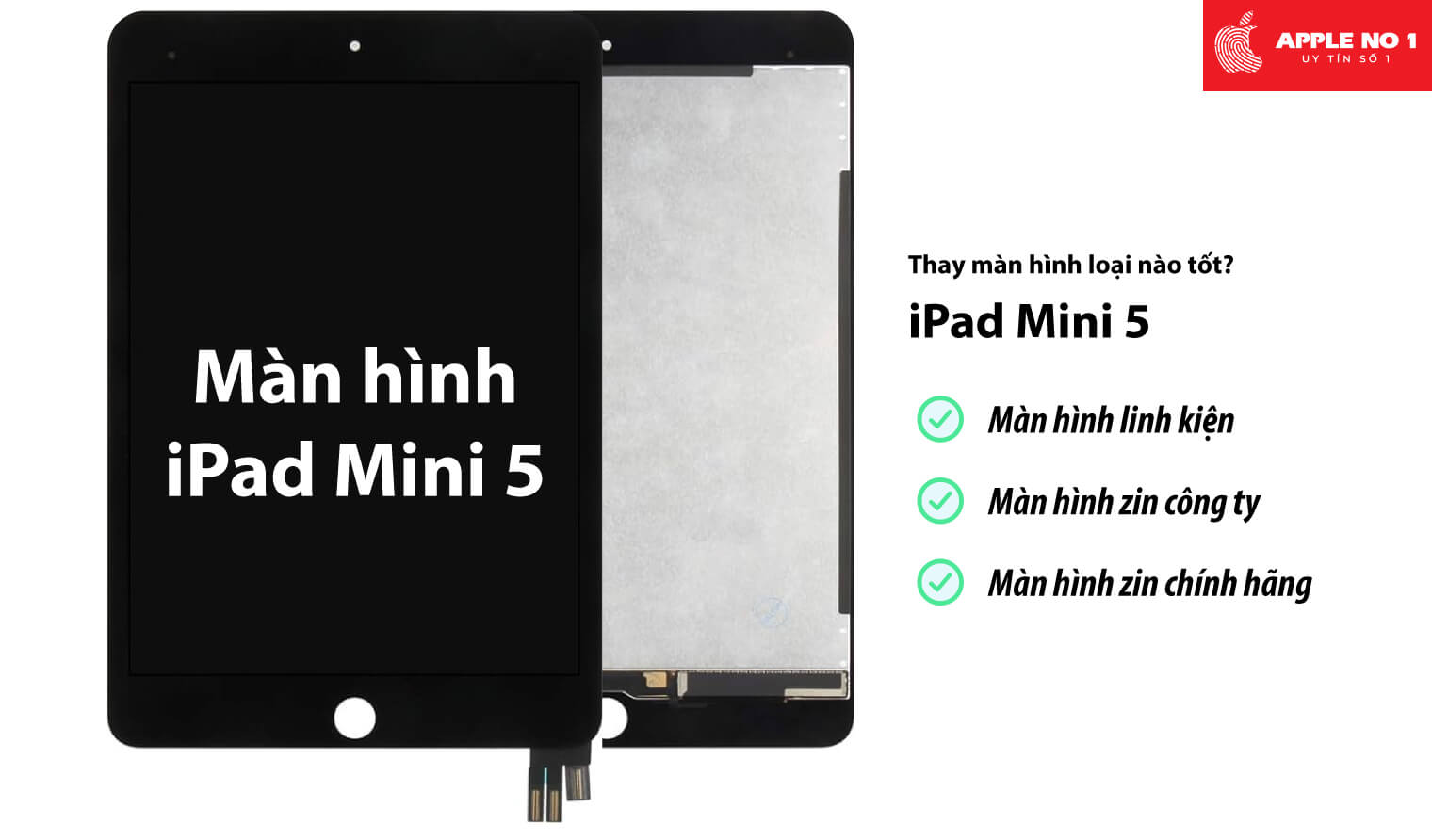 Thay màn hình iPad mini 5 loại nào tốt?