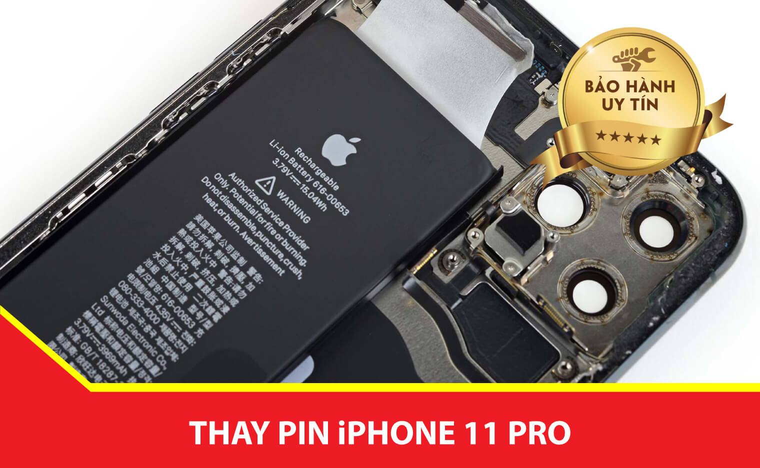 thay pin iphone 11 pro Ha Noi