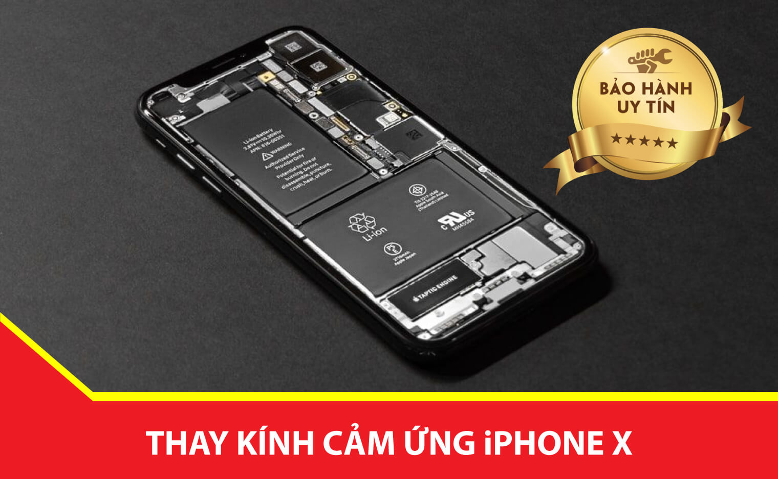 thay kinh cam ung iphone x
