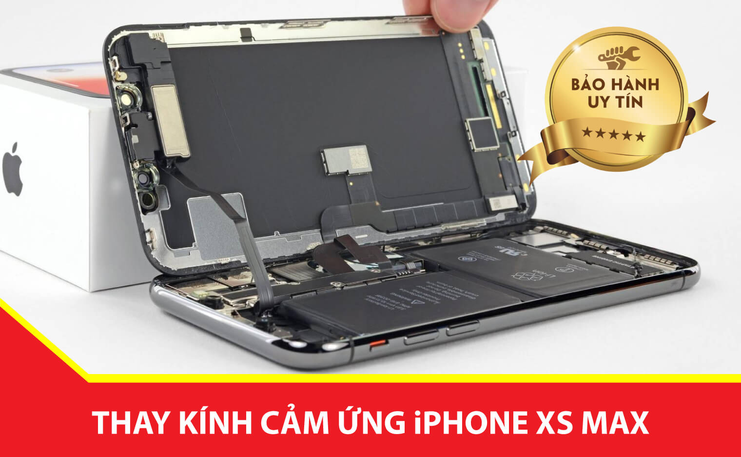 thay kinh cam ung iphone xs max