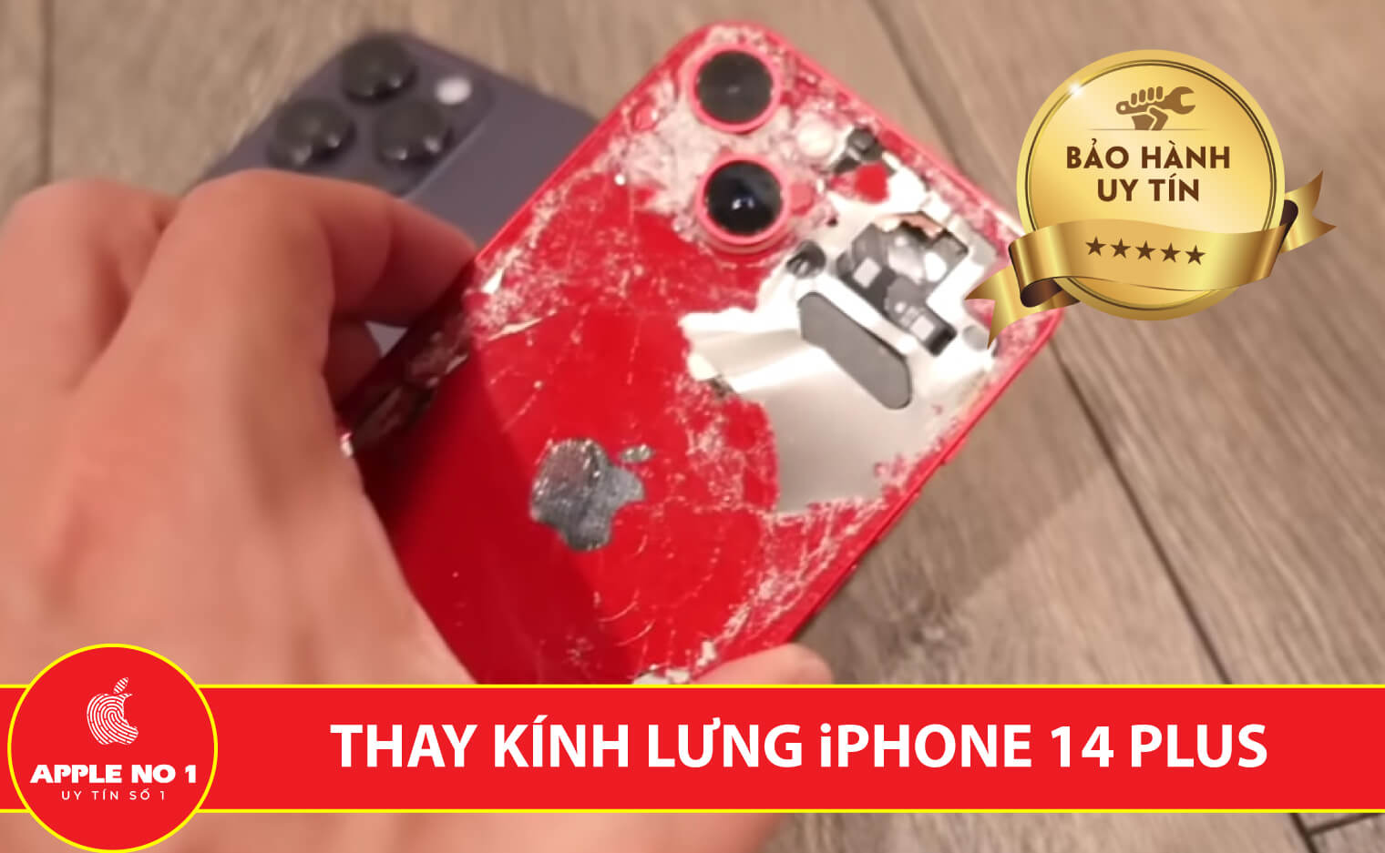 thay kinh lung iphone 14 plus