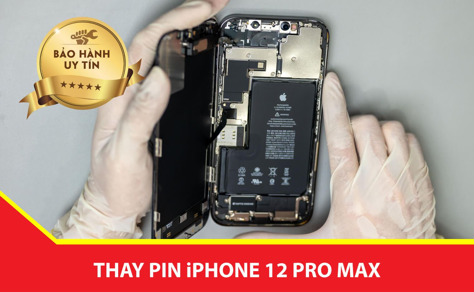 Thay pin iPhone 12 Pro Max chính hãng