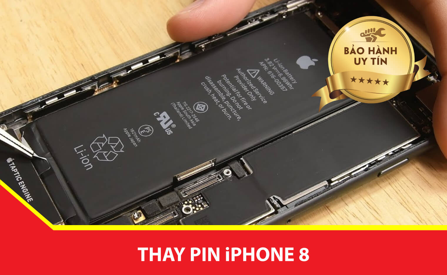 thay pin iphone 8 chinh hang Ha Noi