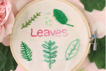 Embroidery Leaves – Best Leaf & Stem Stitches